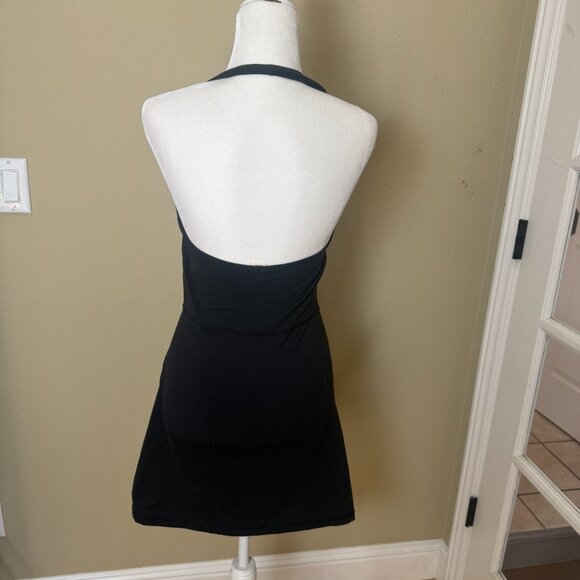 ARITZIA Wilfred Free Black Knit Halter Mini Dress Size Small - Picture 4 of 8